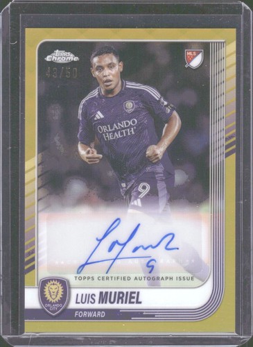 2025 topps chrome mls - chrome, luis